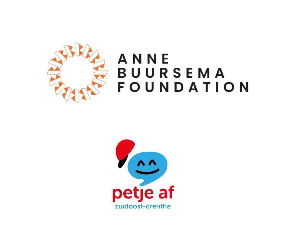 Uitreiking van 4 cheques van 5000 euro van de Anne Buursema Foundation aan 4 voedselbanken Op de foto v.l.n.r. zie je: Ton Sleeking (Voedselbank Zuidoost Drenthe) Elly Pastoor (Voedselbank Groningen) Erik Buursema van de Anne Buursema Foundation Tonie Mulder (Voedselbank Zuidwest Drenthe) Henk Brink (Voedselbank Hardenberg – Ommen)